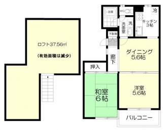 【間取り】 | 生活スタイルに合わせリビングとしても　寝室は独立した和室で