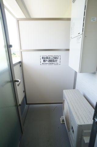 セントグリーンガーデンⅡのバルコニー