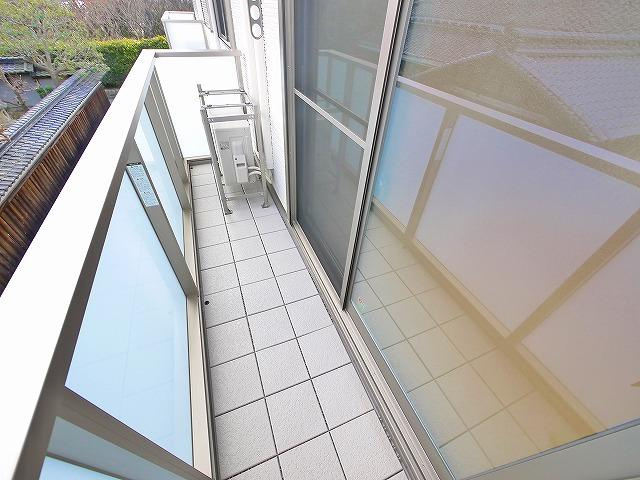 シャーメゾン　エストのバルコニー|広々としたバルコニーです