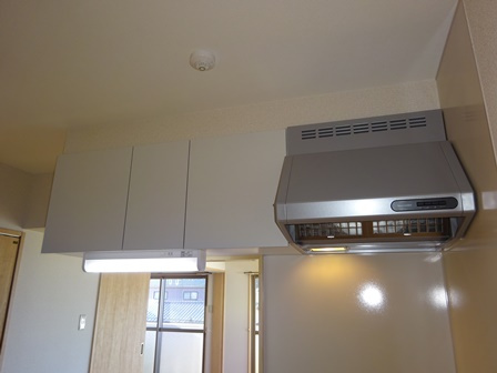 ディアコート清音のキッチン|キッチン上収納