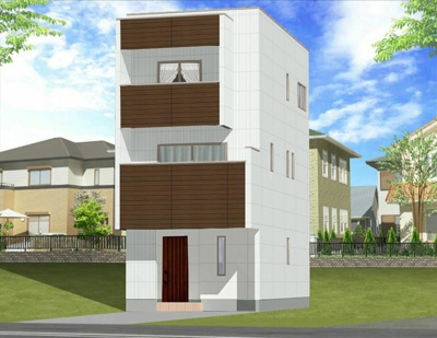 【外観パース】 | イースト永和ヒルズ | 平成２９年５月完成予定！土地・建物セット価格￥３，５７０万