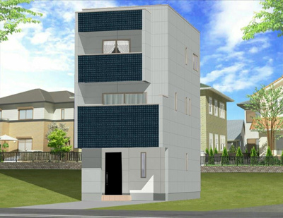 【外観パース】 | イースト永和ヒルズ