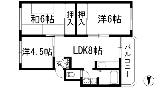 【間取り】 | シャンボール八王寺