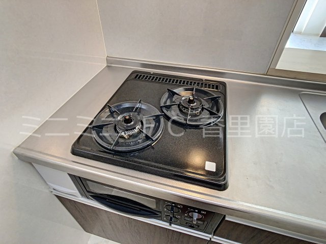 Ｓｕｍｉｃａのキッチン|２口ガスコンロ付き