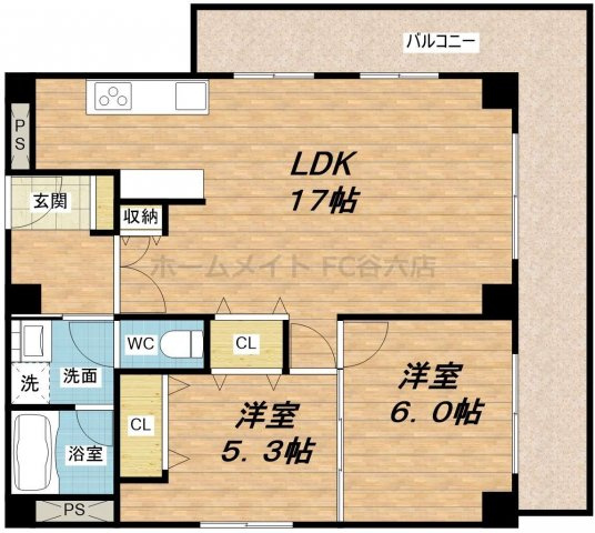 【間取り】 | アバンダント釣鐘