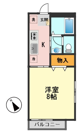アベニュー2203の間取り