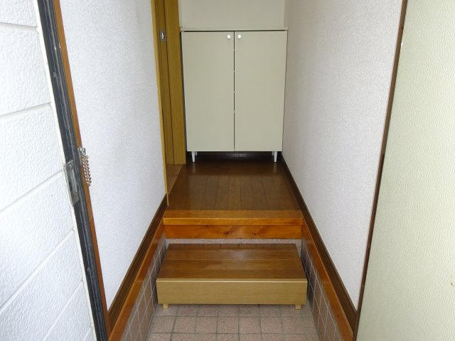 コーポ扇の玄関