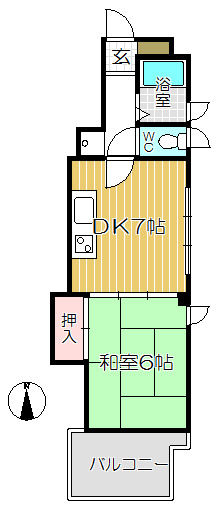 【間取り】 | パラツィーナエスタ立花Ⅲ
