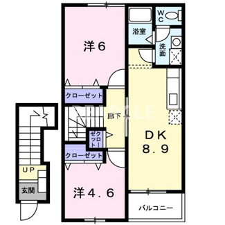 【間取り】 | セントレア小野B