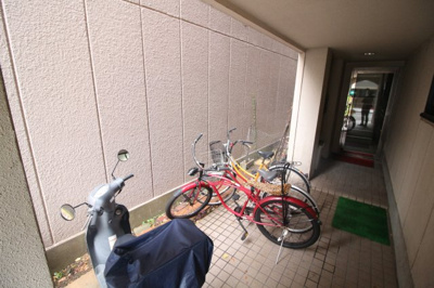 【設備】 | 河島マンション | 駐輪場