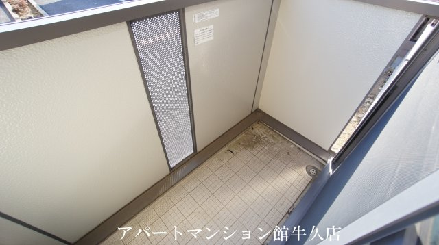 クレールセゾンＡのバルコニー
