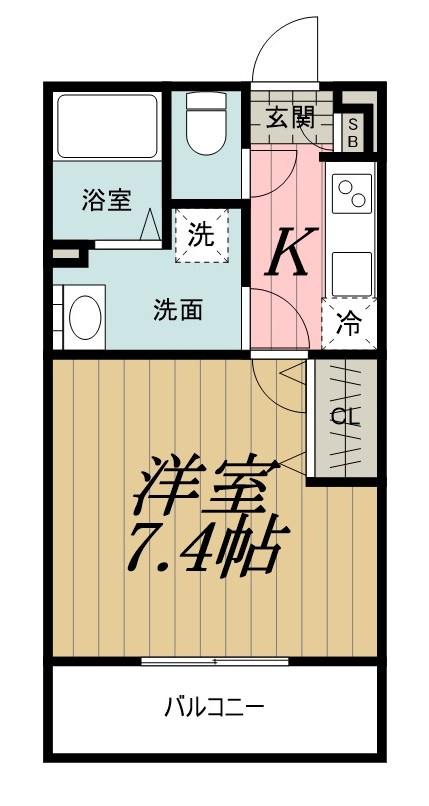 リブリ・長洲の間取り