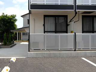 フォレ流山のバルコニー