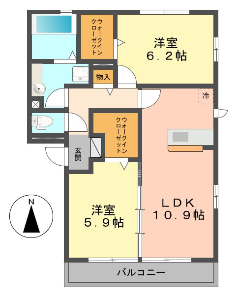 ラマドレⅦの間取り