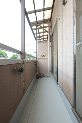 高島ビルのバルコニー