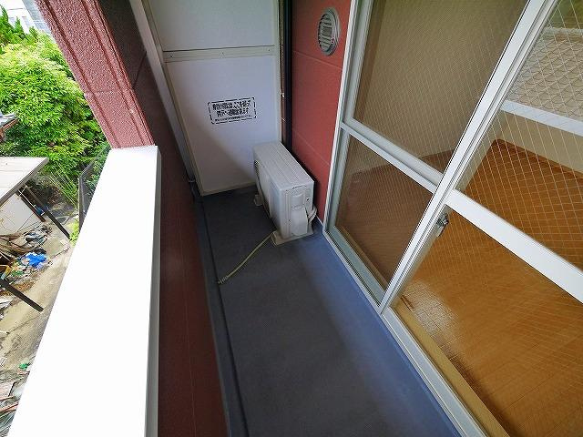 サンフィットヒルズ　Ｂのバルコニー|陽当たり良好なバルコニーです