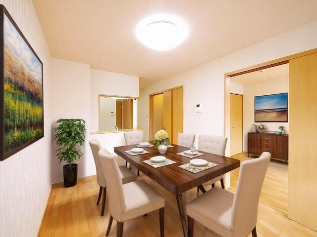 サンフィットヒルズ　Ｂの居間・リビング|CGで家具等を配置したもので家具等は含まれません