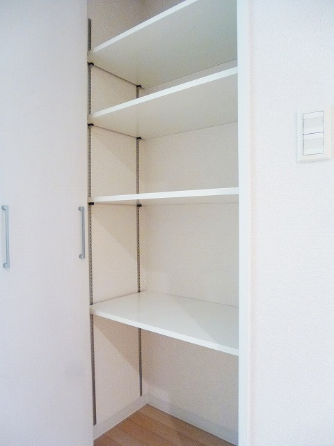 ParkAxis元浅草stageの設備|パークアクシス元浅草ステージのリビングの収納です