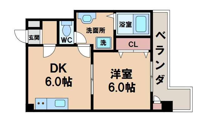 【間取り】 | ジョイテル阿倍野