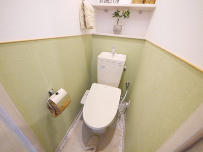 【トイレ】 | シティハイム　バイリン | モデルルーム時の写真です。家具は撤去となります。