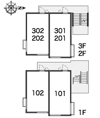 【区画図】 | ドミール羽田