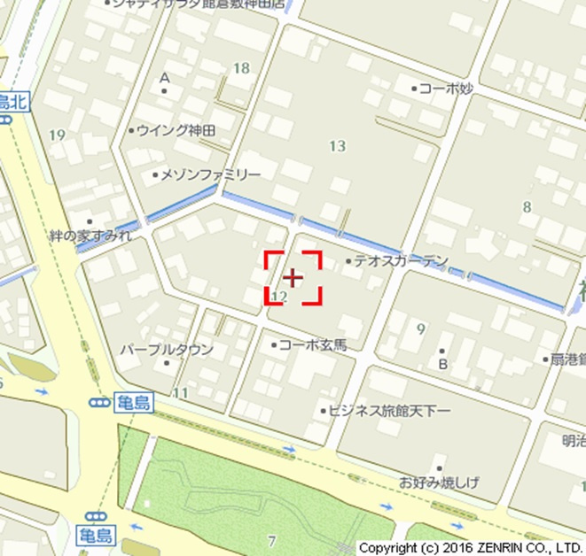 マーチＡの地図
