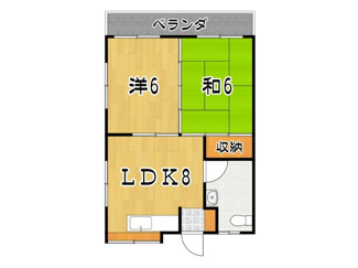 【間取り】 | 知念アパート