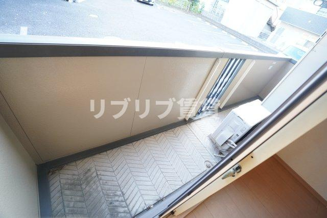 ヴェルクレール壱番館のバルコニー
