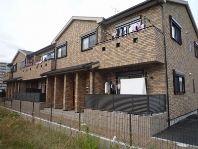 【外観】 | エストコート | お洒落なタイル張りの外観。