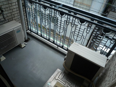 【バルコニー】 | コーポアイランド | 南西向きのバルコニーです。
