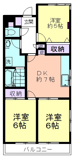 グローリィハイム白百合の間取り