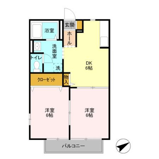 【間取り】 | グランメールＢ