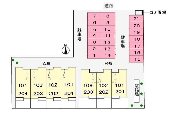 フォルトゥーナAの区画図