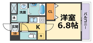 【間取り】 | ジュネス・バンブー