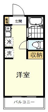 【間取り】 | コーポはぎや