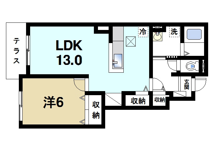 サントノーレⅡの間取り