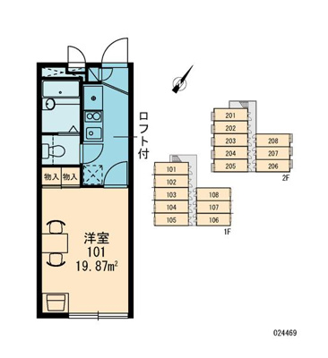 【区画図】 | フォンターナ