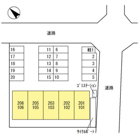 プレミアの設備|敷地図