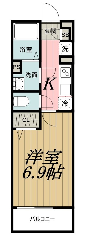 リブリ・パーチェ天台の間取り
