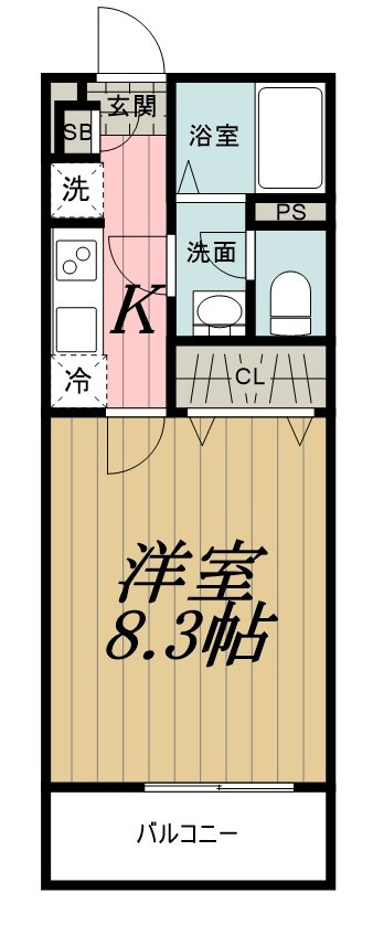 リブリ・パーチェ天台の間取り