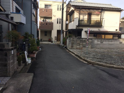 【前面道路含む現地写真】 | 東奈良2丁目売土地【建築条件付売土地】