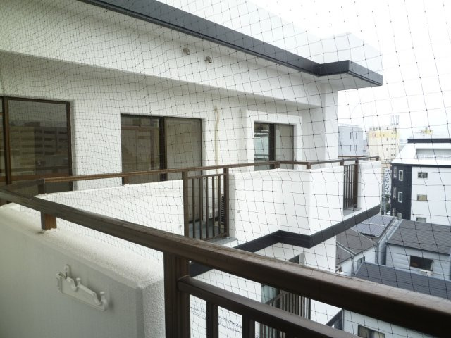 グランソシエ今宮Ⅱのバルコニー
