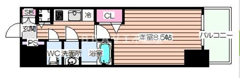プライムアーバン御堂筋本町　BRAVI不動産の間取り|【プライムアーバン御堂筋本町】間取り