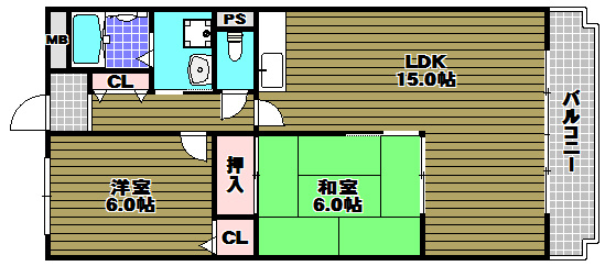 益寿美荘の間取り