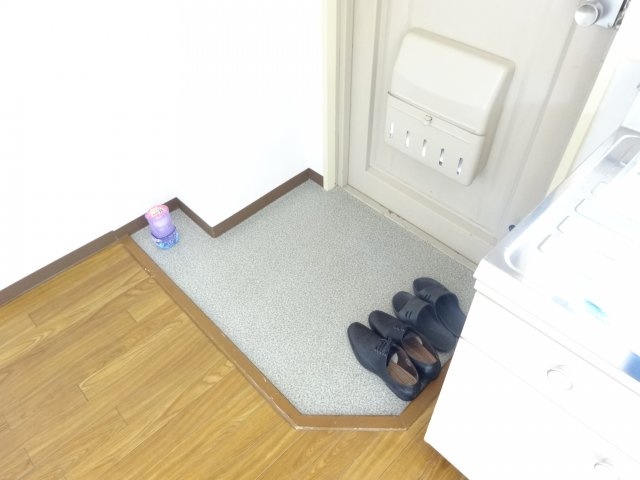 グレイスマンションの玄関