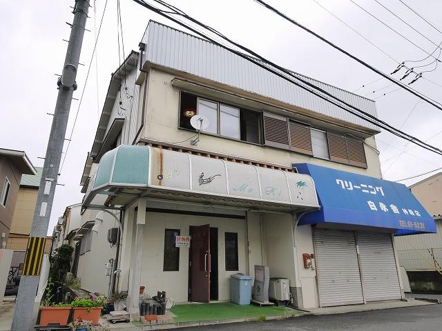 神殿町住居付き店舗の外観
