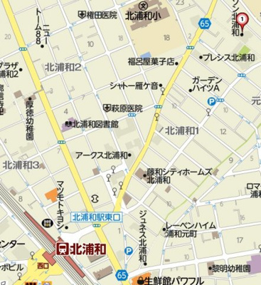 【地図】 | メゾン北浦和