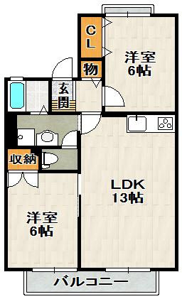 プリシェールの間取り