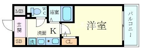 エスリード上本町北　BRAVI不動産の間取り