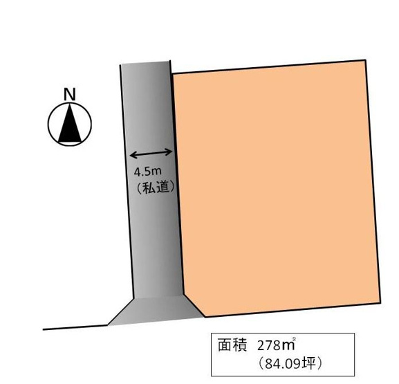 【土地図】 | 倉敷市二子　土地